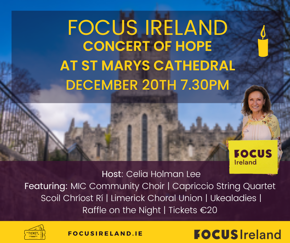 Limerick Christmas Concert Donate Focus Ireland